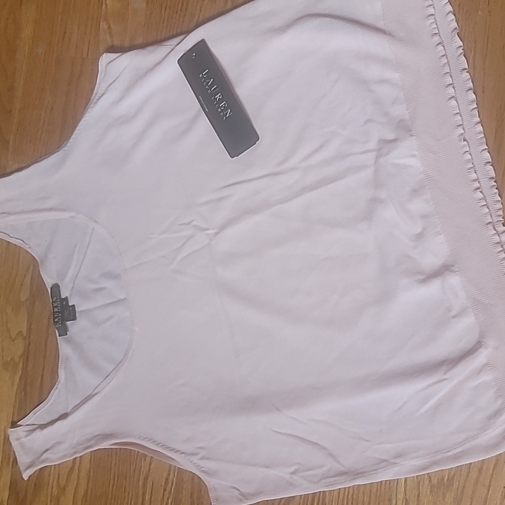 Womens XL Ralph Lauren sweater knit shell tank